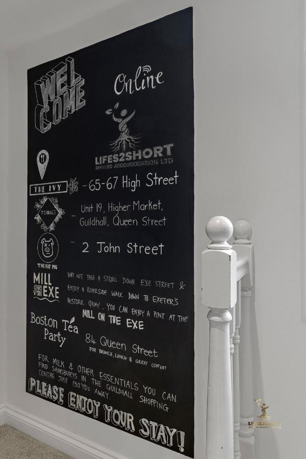 Luxe Courtyard Apartment For 4 Near Exeter City Centre Exteriör bild